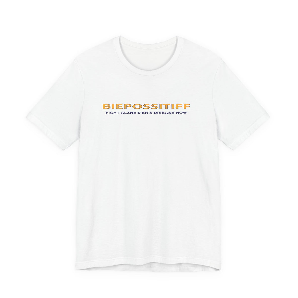 BIEPOSSTIFF Alzheimer Awareness T‑Shirt — Fight Alzheimer’s Disease Now Tee